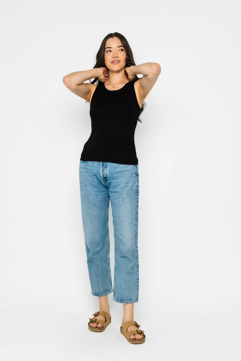 Leanne-Crew Neck Tank